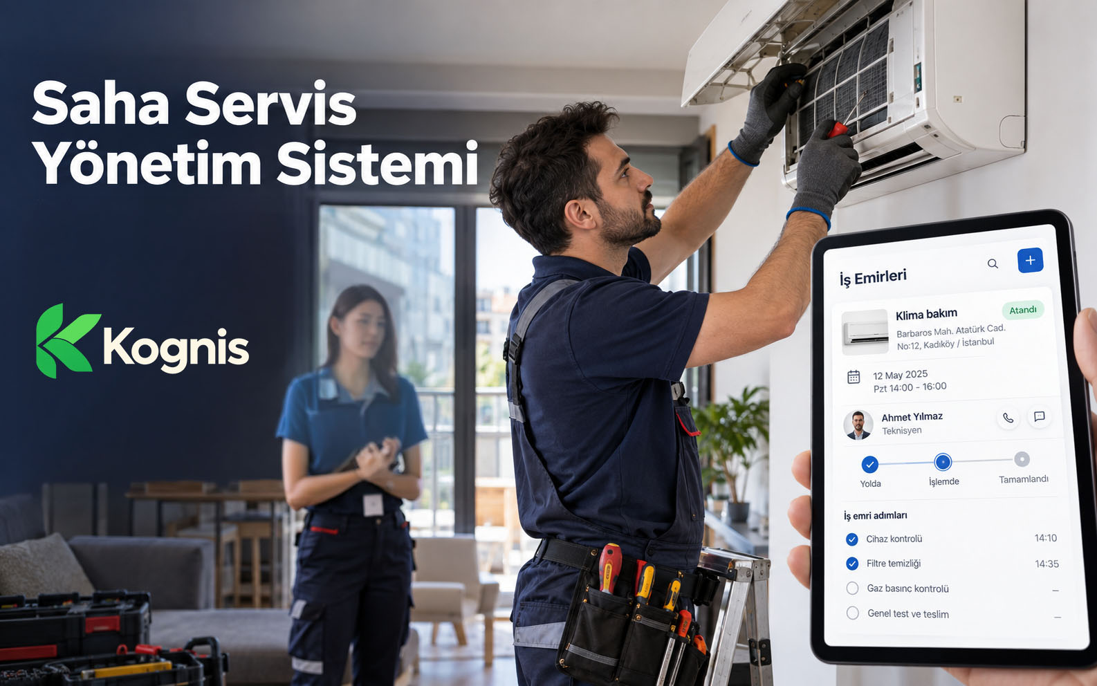 Saha Servis Yönetim Sistemi